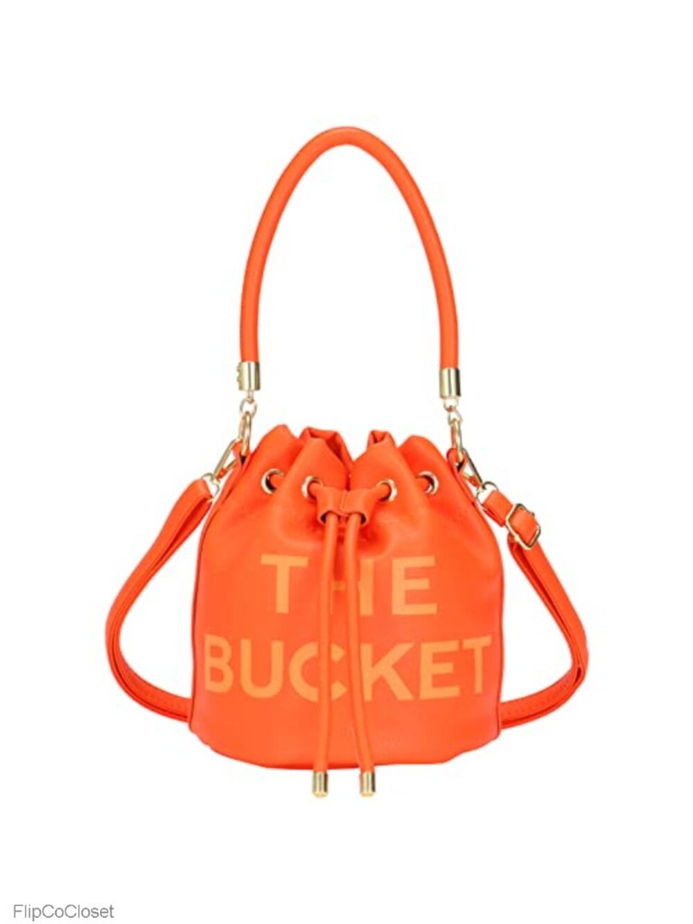 Faux Leather Mini Bucket Bag Drawstring Crossbody Purse Hobo Handbag